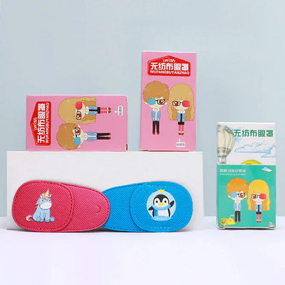 6pcs Children Health Care Kids Child Occlusion Medical Lazy Eye Patch Eyeshade For Kids Strabismus Treatment Vision Care Kit Beauty Trend Shop