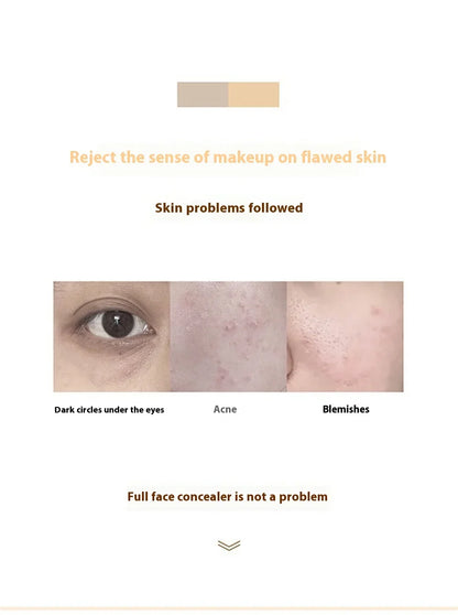 High Coverage Concealer Cover Anti Dark Circle Freckle Lasting Waterproof Foundation BB Cream for Face Makeup Base Cosmetics Beauty World Shop