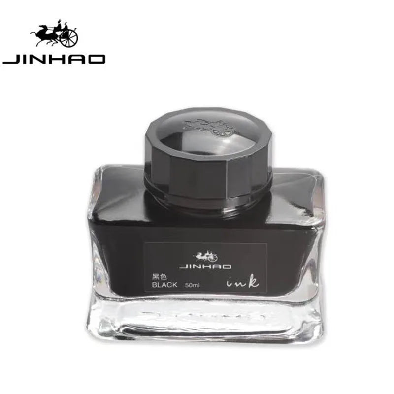 Jinhao Premium 50ml Fountain Pen Ink - Smooth Black/Blue/Blue Black Calligraphy Ink - Ideal for Writing and Beauty World Shop