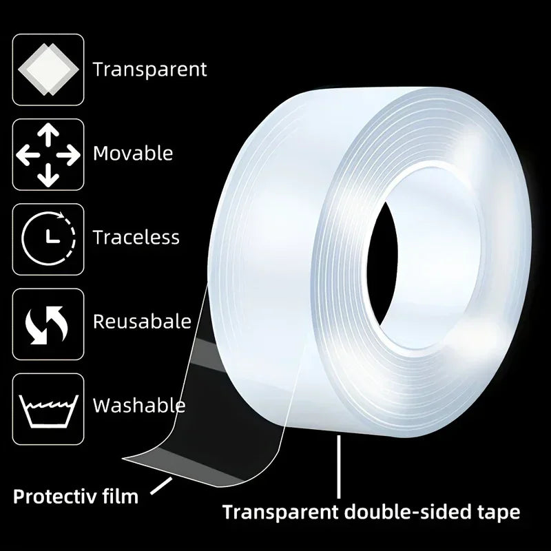Ultra-strong Double Sided Adhesive Monster Tape Home Appliance Waterproof Wall Stickers Home Improvement Resistant Tapes Beauty Fashion