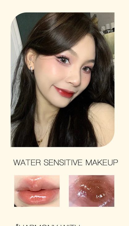 HERORANGE Heart-Shaped Moisturizing Lipstick: Mirror-Like Shine with Hydrating Formula - Natural Look for a Dewy, Radiant Finish Beauty Trend Shop
