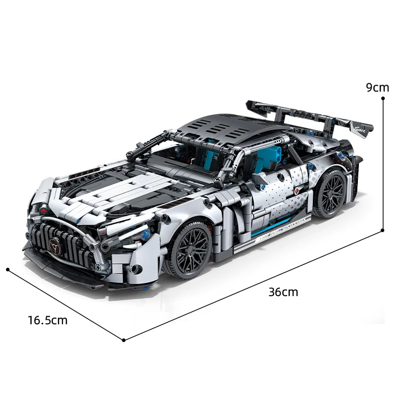 1466 PCS Racing Car Building Blocks Set, 1:14 Scale Sports Vehicle Model Kit for Adults, Toys for Boys Birthday Gifts Beauty World Shop