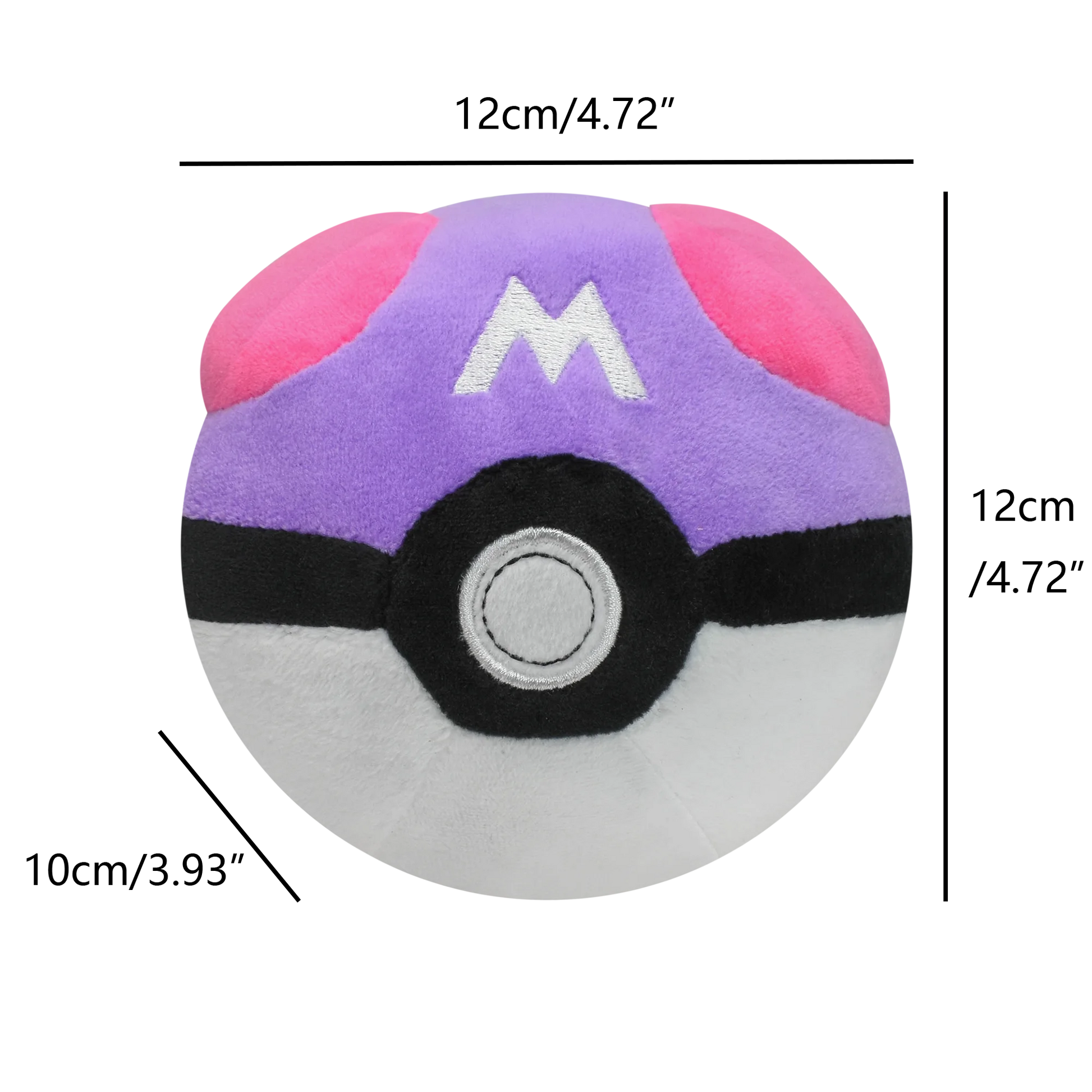 Master Ball Great Ball Ultra Ball Poké Ball Plush Toys Soft Stuffed Animals Cartoon Backpack Pendant Decoration Toy Birthday Beauty World Shop