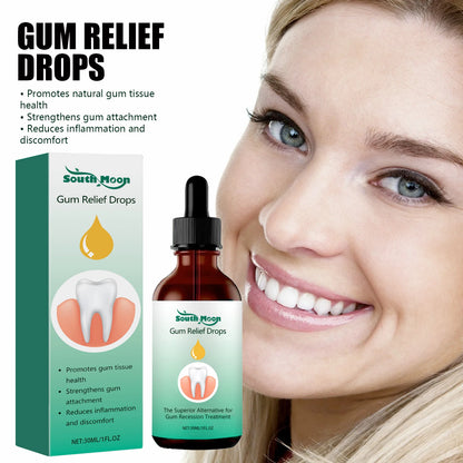Gum Repair Drops Relieve Receding Gingival Swelling Gum Cleaning Care Oral Periodontal Hygiene Remove Yellow Remove Stain