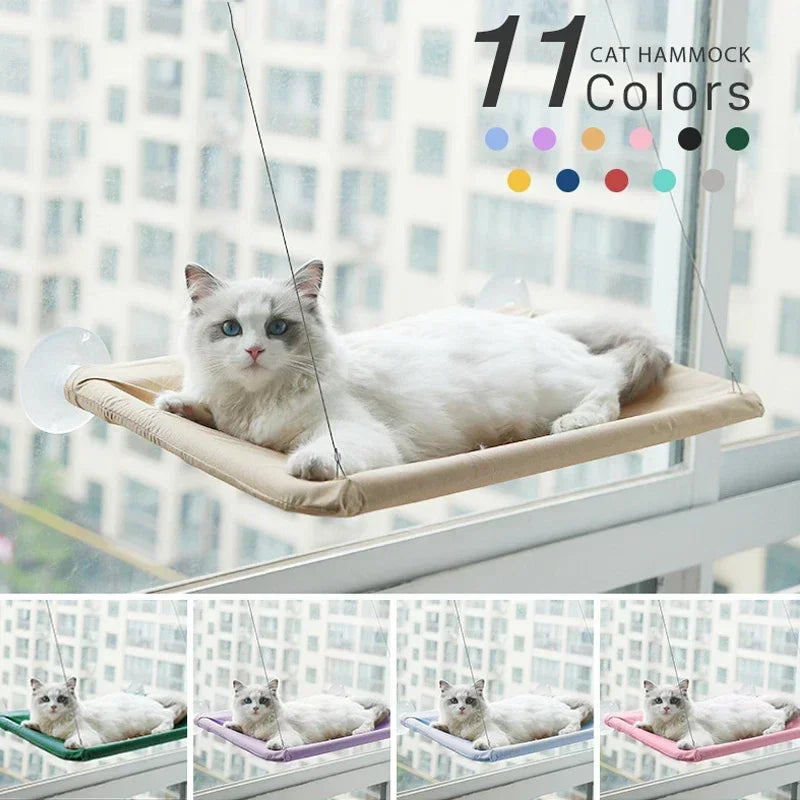 20KG Pet Cat Hammock Hanging Cat Bed Bearing Comfortable Cat Sunny Window Seat Mount Kitten Climbing Frame Pet Accessories Beauty World Shop