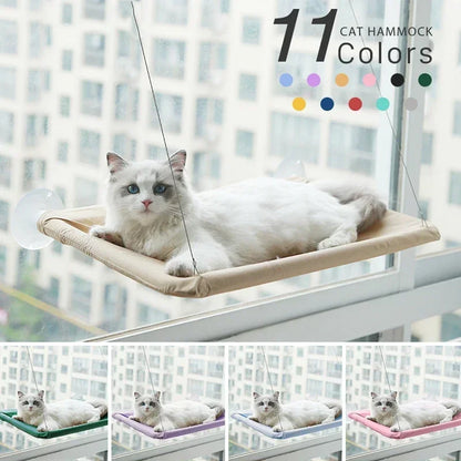 20KG Pet Cat Hammock Hanging Cat Bed Bearing Comfortable Cat Sunny Window Seat Mount Kitten Climbing Frame Pet Accessories Beauty World Shop