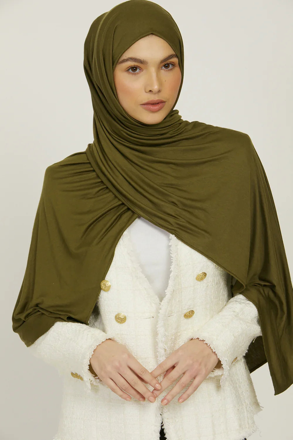 Muslim Jersey Hijab Scarf Women Long Solid Color Head Wrap For Women Hijabs Scarves Ladies Muslim Veil Jersey Hijabs Beauty World Shop