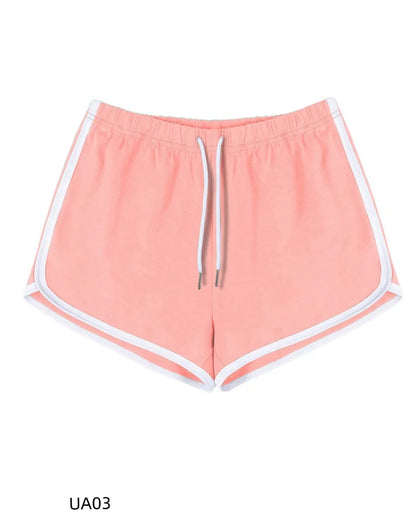 Summer Women's Casual Solid Cotton shorts Yoga Gym Workout Fitness Pants Loose Student Comprehensive Training Short Beauty World Shop