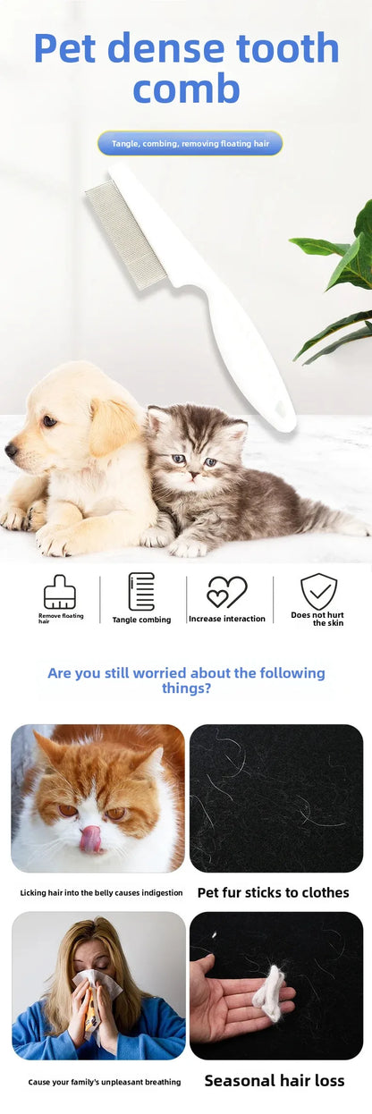 Professional Flea Comb for Dogs and Cats, Effective Grooming Tool for Removing Fleas and Ticks Beauty World Shop