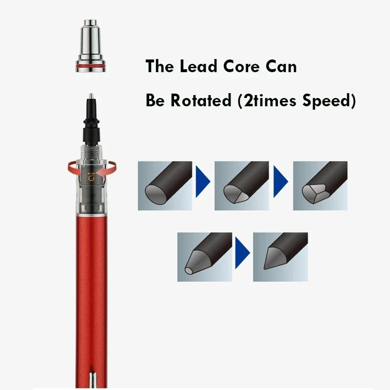 Japan UNI KURA TOGA Mechanical Pencil 0.5mm Automatic Rotation Drawing Special Pencil M5-559 Stationery Cute School Supplies Beauty World Shop