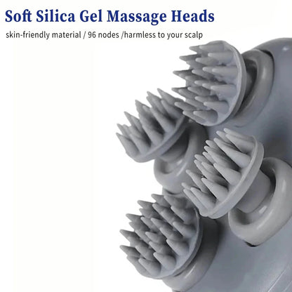 2-in-1 Electric Scalp Cleaner & Pet Massager – Deep Vibration Brush for Hair Wash & Pet Relaxation, Rechargeable & Easy to Clean Beauty World Shop