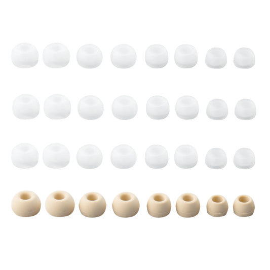 1/16 Pairs(S/M/L/XS) Soft Silicone Replacement Eartips Coffee Clear Earbuds Replacement Ear Pads For KS1 KZ BL03 Earphone New