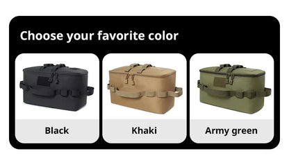 Outdoor Camping Gas Tank Storage Bag Large Capacity Ground Nail Tool Bag Gas Canister Picnic Cookware Utensils Kit Bag Beauty World Shop