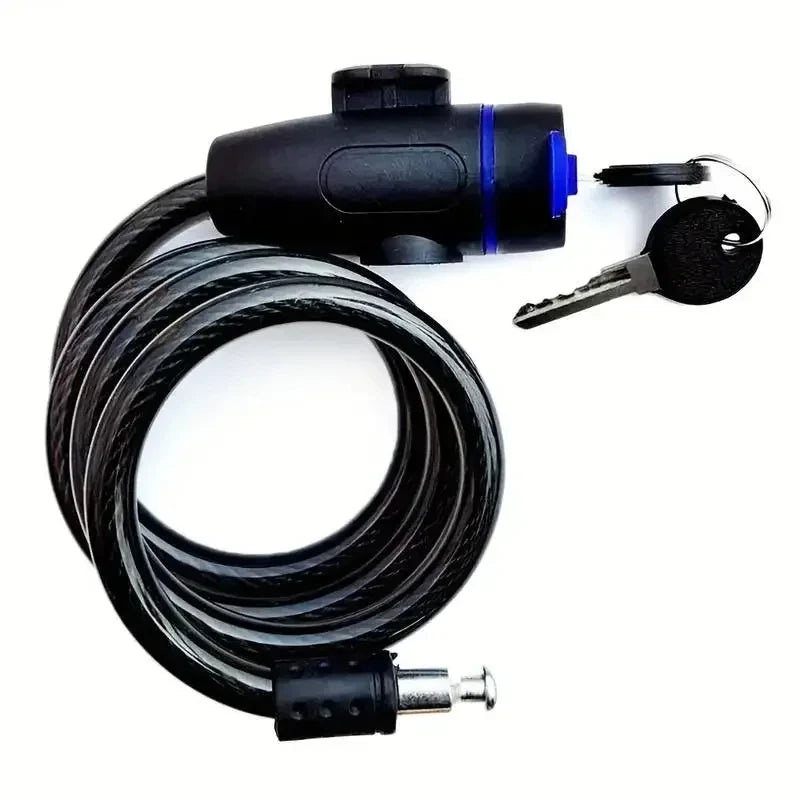Heavy Duty Motorcycle Chain Lock Metal Anti Theft Bike Lock with 2 Keys for Maximum Security and Reinforcement of Bicycle Beauty World Shop
