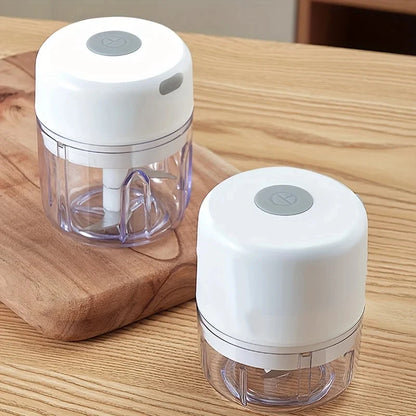 2027 250ml Mini Rechargeable Garlic Chopper Meat Grinder Durable and Sturdy Suitable for Crushing Garlic Chili Onions Minced Mea Beauty World Shop