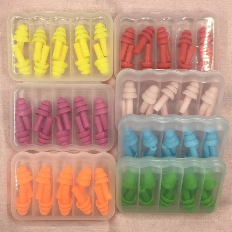 5Pairs Soft Silicone Earplugs Waterproof Swimming Earplug Anti-Noise Ear Clip for Adults And Children Swimmers Diving Protection Beauty Trend Shop