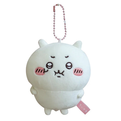 NEW 11CM Kawaii Chikawas Hachiware Usagi Angry Pun Series Plush Keychain Pendant Soft Stuffed Cartoon Plush Doll Toy Bag Pendant Beauty World Shop