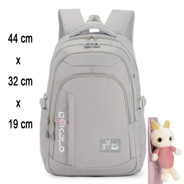 Girl School Bag Backpack Back Pack For Teenager Women Children Female Pink Schoolbag Primary High Bagpack Class Teens Child Kids Beauty World Shop