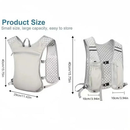 Running Hydration Vest for Women and Men, Water-Resistant, Breathable, Backpack for Runs, Hiking, Cycling, Trails, Marathons Beauty World Shop