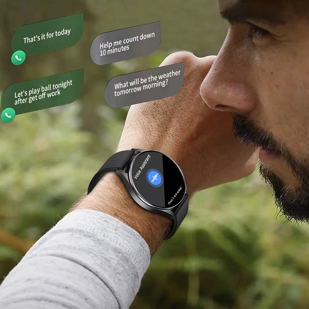 LAXASFIT 2025 New Smart Watch 6 Bluetooth Call Sports Health Monitoring Men Women Smart Watch Gift For Android IOS Beauty World Shop
