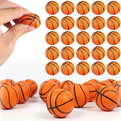 6/12/24pcs Mini Basketball Party Favors Squishy Mini Stress Ball Basketball Sports Bouncy Stress Balls School Reward Fidget Toys Beauty World Shop