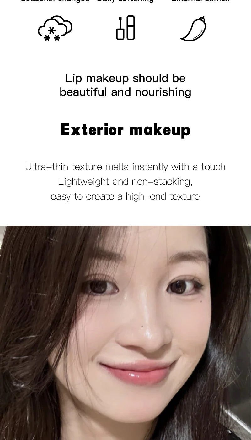 HERORANGE Meow Whisper Mirror Lip Gloss - Moisturizing Long-Lasting, Water-Glossy, Perfect for Spring/Summer Beauty Trend Shop