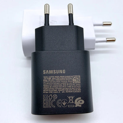 Samsung 25W Super Fast Charger Usb Type C Cargador Adapter For Galaxy S24 S23 S20 S21 S22 Plus A54 A34 Adapter Z Flip Fold 5 6 4 Beauty World Shop