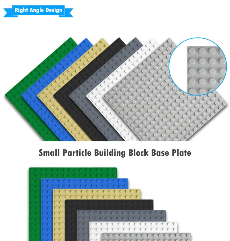 32x32x16x16 Dots Classic Base Plates MOC DIY Plastic Bricks Baseplates City Dimensions Building Blocks Figures Construction Toys Beauty World Shop