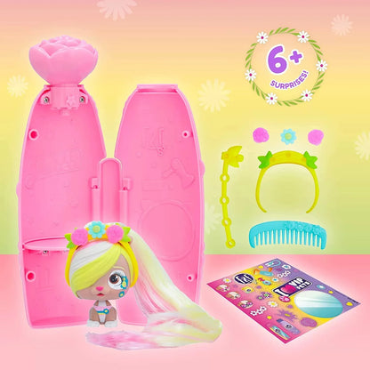 I Love Vip Pets Hairdressing Doll Pet Dog Poodle Surprise Mystery Blind Box Mousse Bottle Braided Hair Female Girls Kid Toy Gift Beauty World Shop