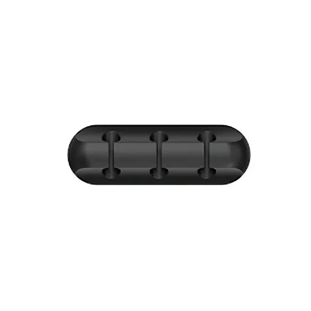VIKEFON Cable Cord Wire Organizer Silicone USB Cable Winder Management Clips Self Adhesive for Mouse Keyboard Headset For iPhone Beauty World Shop