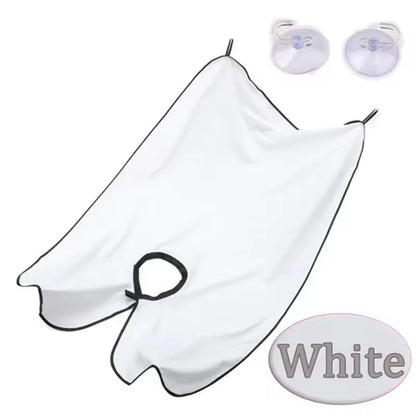 Male Shaving Apron Beard Catcher Cape Care Bib Face Shaved Hair Adult Bibs Shaver Cleaning Hairdresser Gift for Man Clean Apron Beauty World Shop