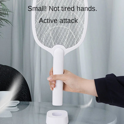 Mosquito Killer Lamp USB Rechargeable Electric Foldable Mosquito Killer Racket Fly Swatter Repellent Lamp Zapper Insects Racket Beauty World Shop