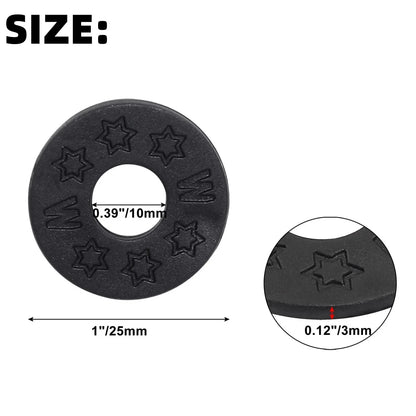 Miwayer 10 Pcs Guitar Rubber Strap Locks Anti Slip PE Pads/Secure and Safe Guitar Strap Locks Compatible Guitar Protect Beauty World Shop