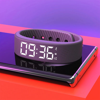 LED Digital Smart Wristbands Waterproof Smart Clock Smartband With Running Pedometer Monitor Smart Band Vibration Alarm Reminder Beauty World Shop