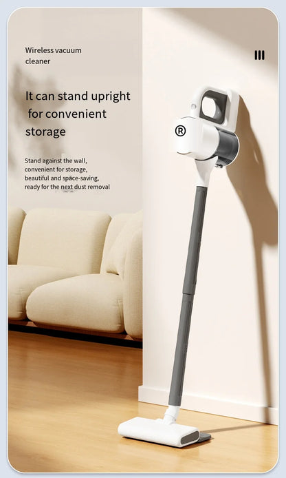 Cordless Wireless Vacuum Cleaner Handheld USB Chargeable Multifunction Suction Mopping All-in-One Home Cleaning Machine Beauty World Shop