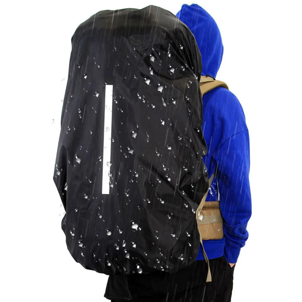 KoKossi 1Pcs 20-60L Outdoor Hiking Backpack Rain Cover Backpack Waterproof Cover Cycling Hiking Reflective Rain Cover Unisex Beauty World Shop