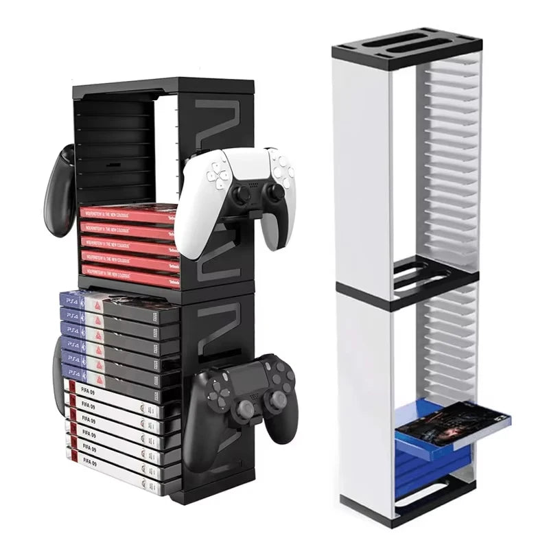 DATA FROG Host Disc Double-layer Storage Box Holder For PS5/PS4/Switch Disc Shelf for Xbox Series X Holder Accessories Beauty World Shop