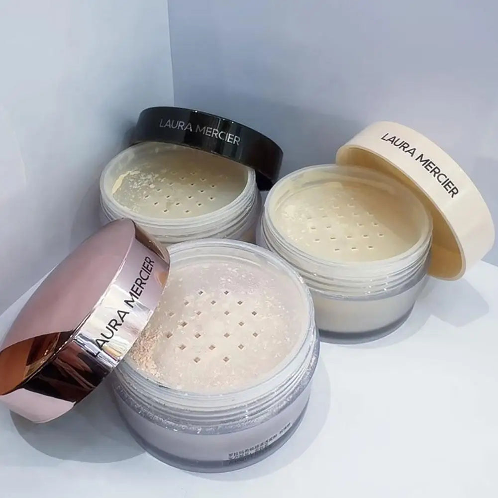 NEW Version Hydrating Flawless Setting Powder,Natural Nude Finish Oil Control Strong Concealer for All Skin Types Powdery Makeup