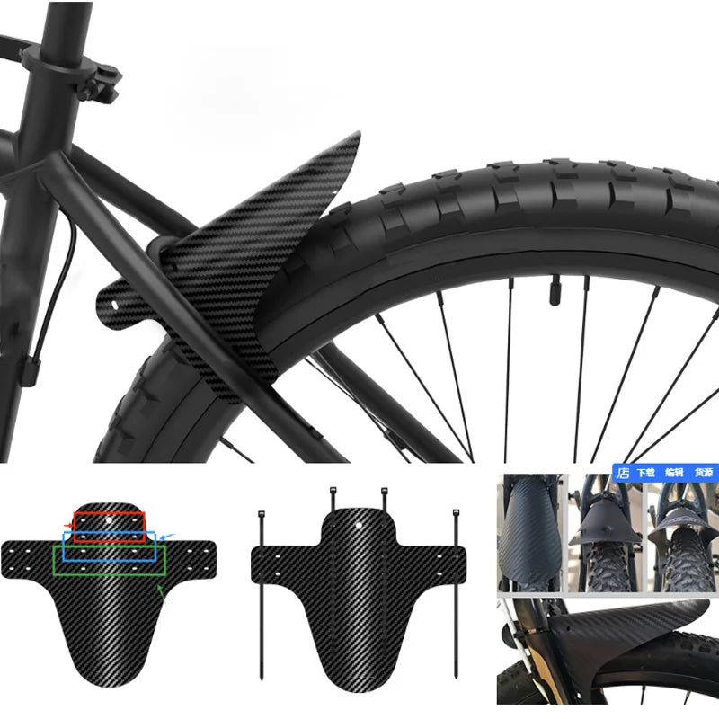 1PC Bicycle Fender Bike Mud Baffle Mudguard Tire Wheel Fenders MTB Road Cycling Front Mud Guard Fix Gear Wings Protector Parts Beauty World Shop