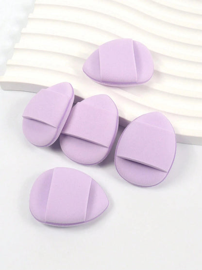 10/50Pcs Finger Cushion Powder Puff,With Air Cushion Powder Puff, Latex-Free Blending Sponge And Makeup Puff Beauty World Shop