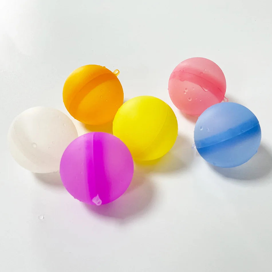 New Reusable Water Balloons Refillable Water Balloon Quick Fill Self Sealing Water Bomb Splash Balls for Kids Swimming Pool Beauty World Shop