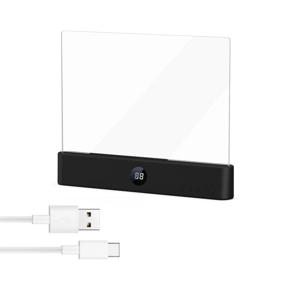 LED Flat Panel Night Vision Reading Light Eye Protection Reading Light Usb Charging Student Night Reading Lamp Book Lamp Indoor Beauty World Shop