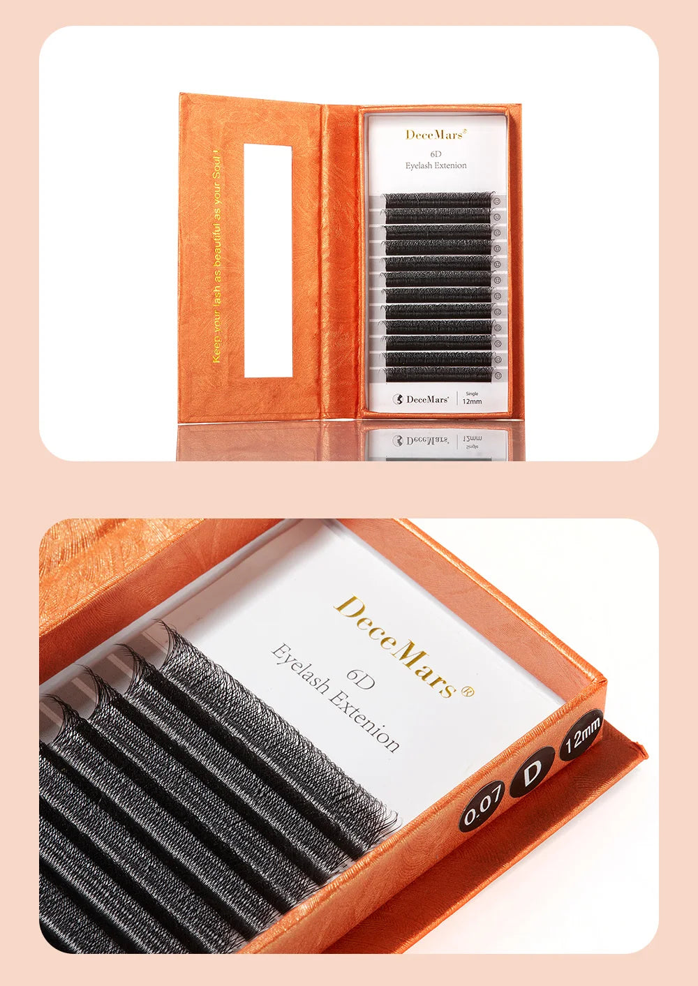 DeceMars 6D-W shaped eyelash extension Beauty World Shop