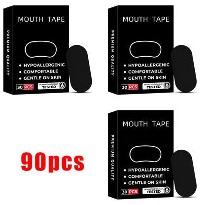 30/60/90Pcs Anti Snoring Sleep Mouth Tape Best Breathing Nasal Strips Medical Grade Improved Sleeping Snoring Relief Beauty Trend Shop