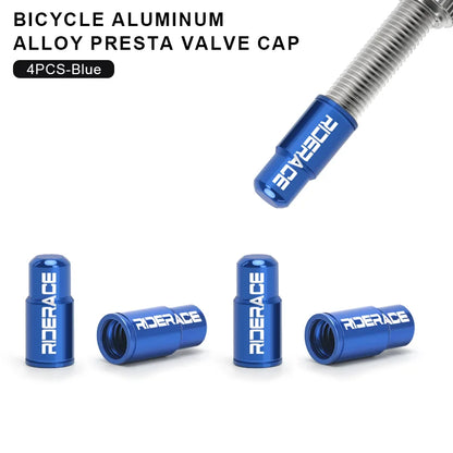 2/4/10Pcs Bicycle Tire Valve Cap Dustproof Lightweight Aluminum Alloy MTB Road Bike Tube Tyre Gas Nozzle Cover For FV Presta Beauty World Shop