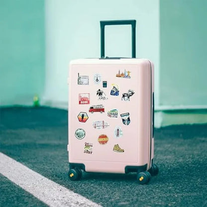 50 PVC stickers - Suitable for waterproof vinyl stickers on laptops, suitcases, etc. - Durable sun protection and high adhesion Beauty World Shop
