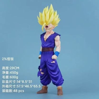 Dragon Ball Anime Figure 2% Son Gohan Figures Super Saiyan Gohan Figurine Collection Statue Model Ornament Room Desk Toys Gifts Beauty World Shop