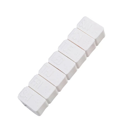 Weekly Pill Box Travel Medicine Storage Pill Case Organizer Drug Container Tablet Dispenser Plastic Independent Lattice Beauty World Shop