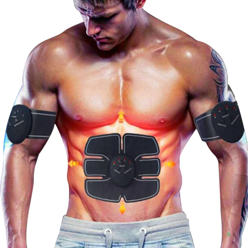 EMS Muscle Stimulator Abdominal Muscle Massager Hip Training Fitness Fat Burning Buttocks Arm Abdomen Trainer Apparatus Slimming Beauty World Shop