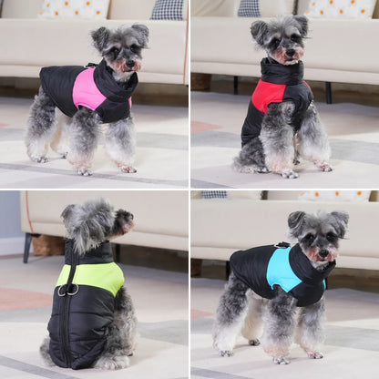 Winter Big Dog Clothes Waterproof Vest Jacket For Small Dogs Cats Outdoor Warm Puppy Coat With D Ring Labrodor Pug Pet Costume Beauty World Shop